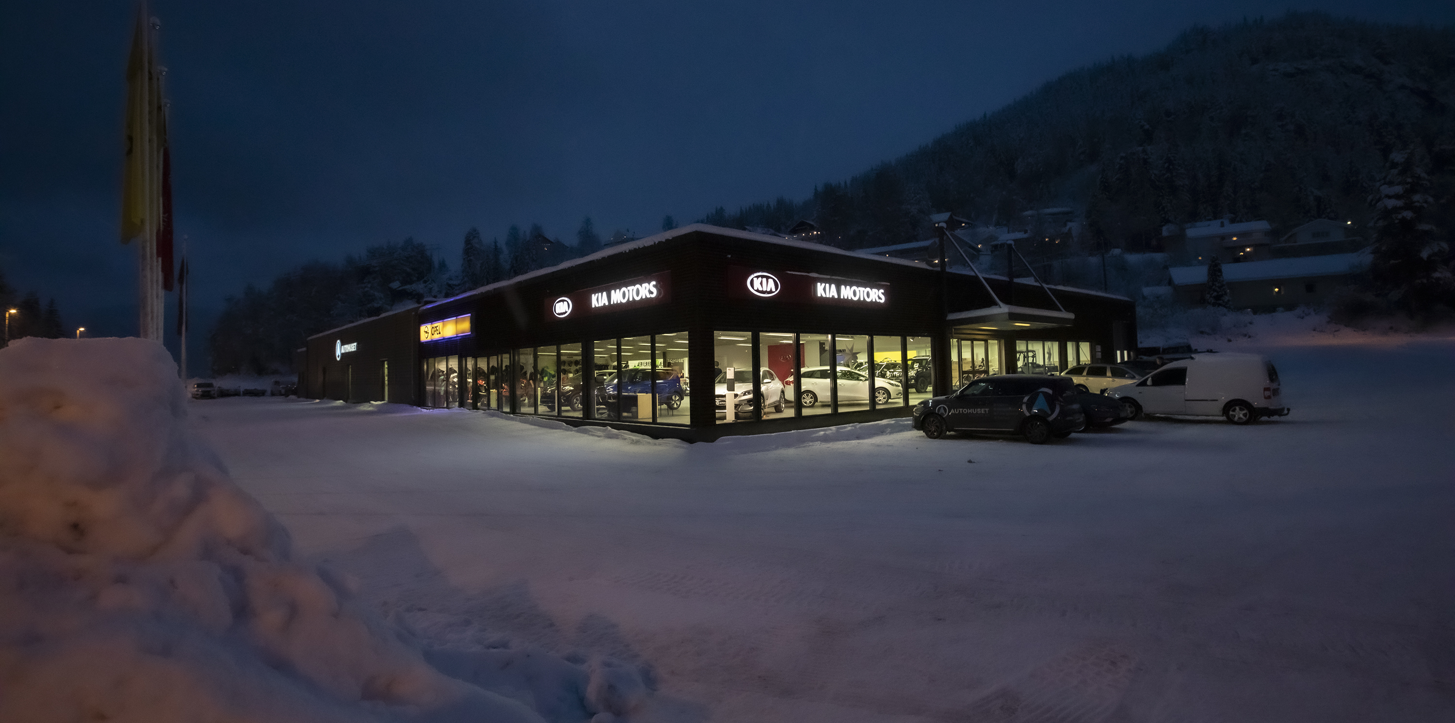 Autohusetvaldres Fasade