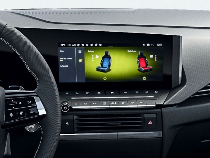 Opel Astra Interior Heated Featu